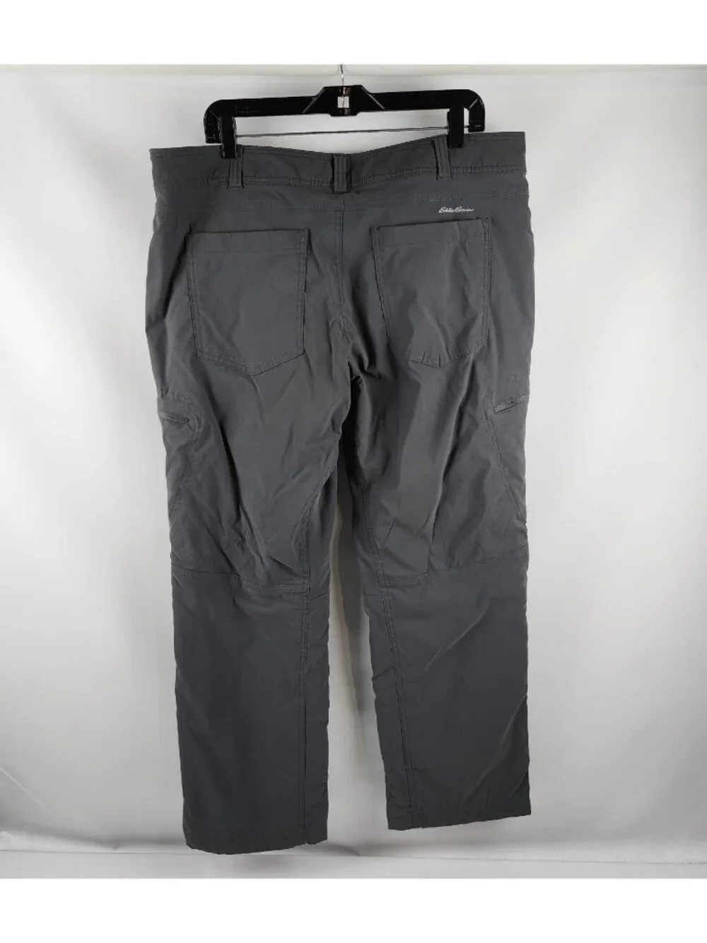 Eddie Bauer Travex Pants Mens 38x30 Guide Pro Lined Gray Nylon Hiking